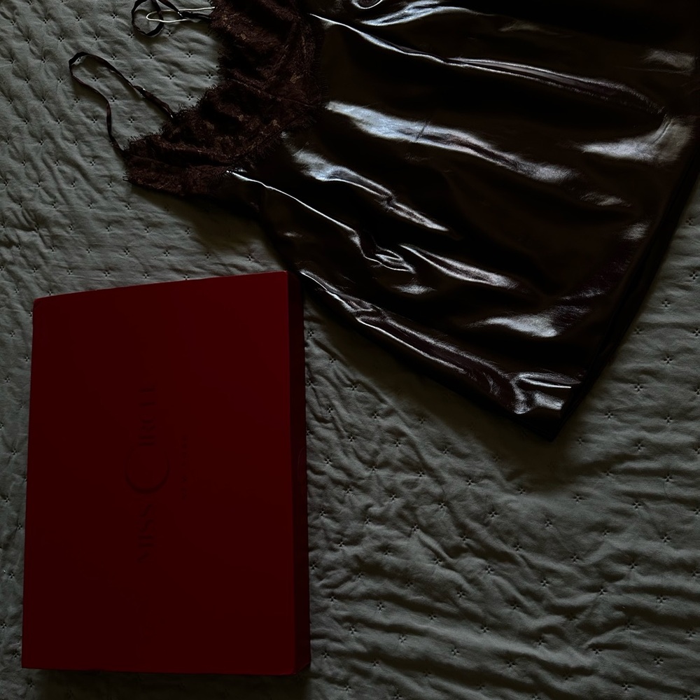 Elegant Brown Mini Dress